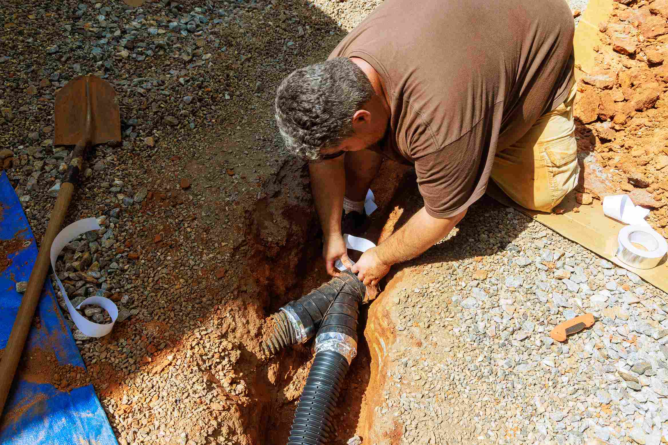 assembling-drainage-perforated-flexible-pipe-for-